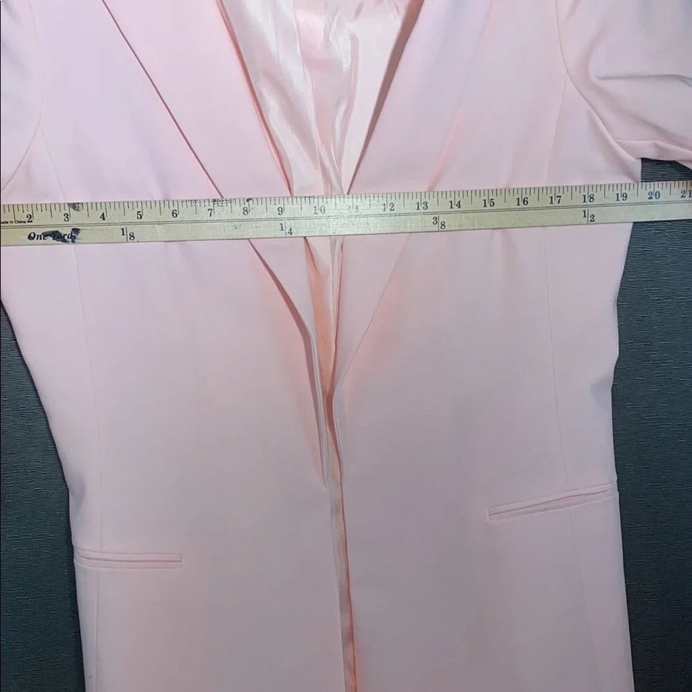Calvin Klein Pink‎ Tailored Blazer with Textured Fabric